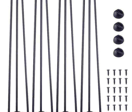 28" Black Hairpin Legs - Set of 4 Legs - MyDesk.SG