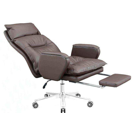 OTTO - Deluxe PU Leather Chair With Legrest - MyDesk.SG