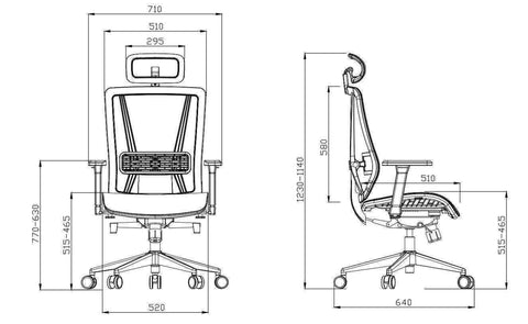X3 Full Mesh Ergonomic Chair